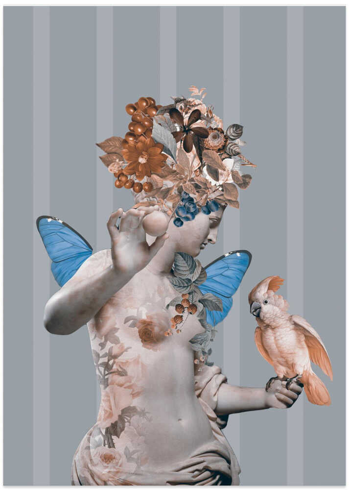 Tribute To the Delicate Strength of Women Vi - Art Print by Andrea Haase