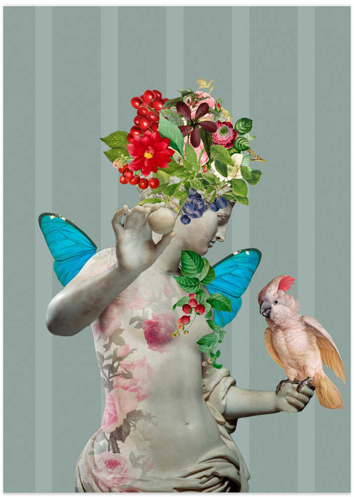 Tribute To the Delicate Strength of Women Vii - Art Print by Andrea Haase