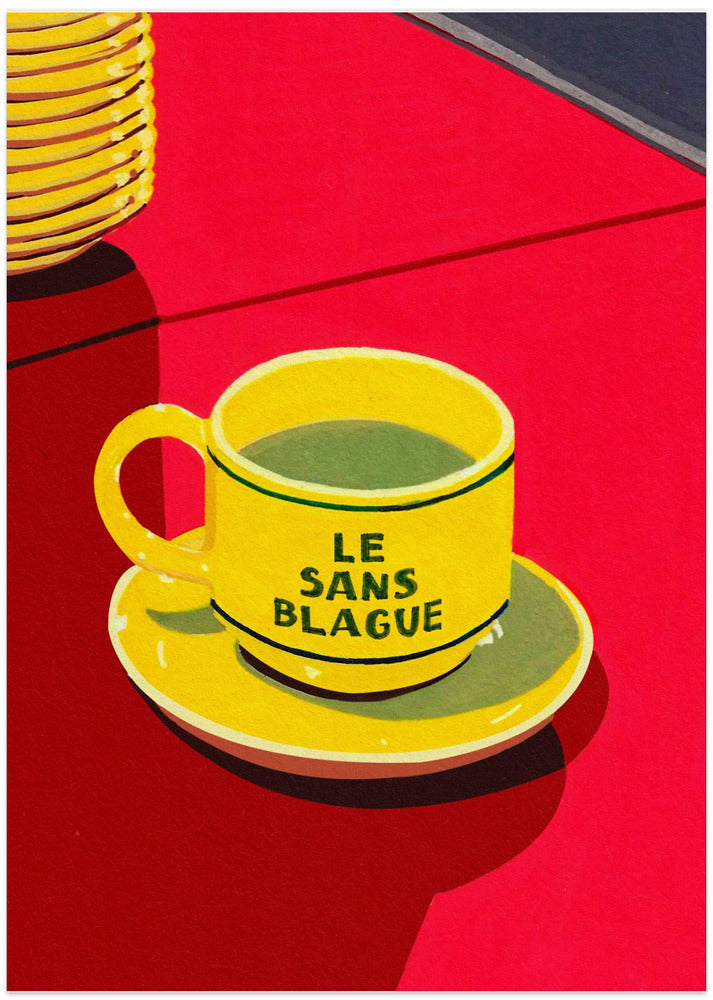 Le Sans Blague - Art Print by Studio Mandariini