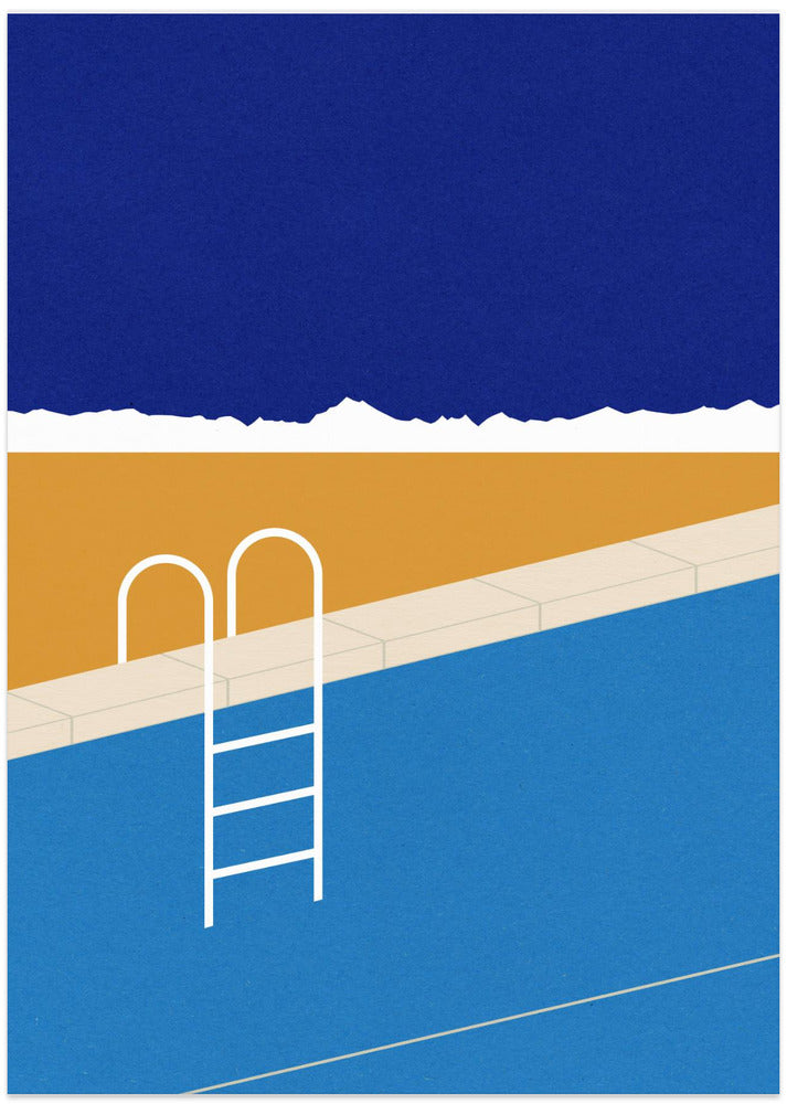 Desert Pool - Art Print by Rosi Feist