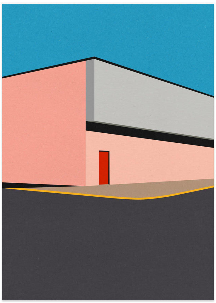 Warehouse Illustration - Art Print by Rosi Feist