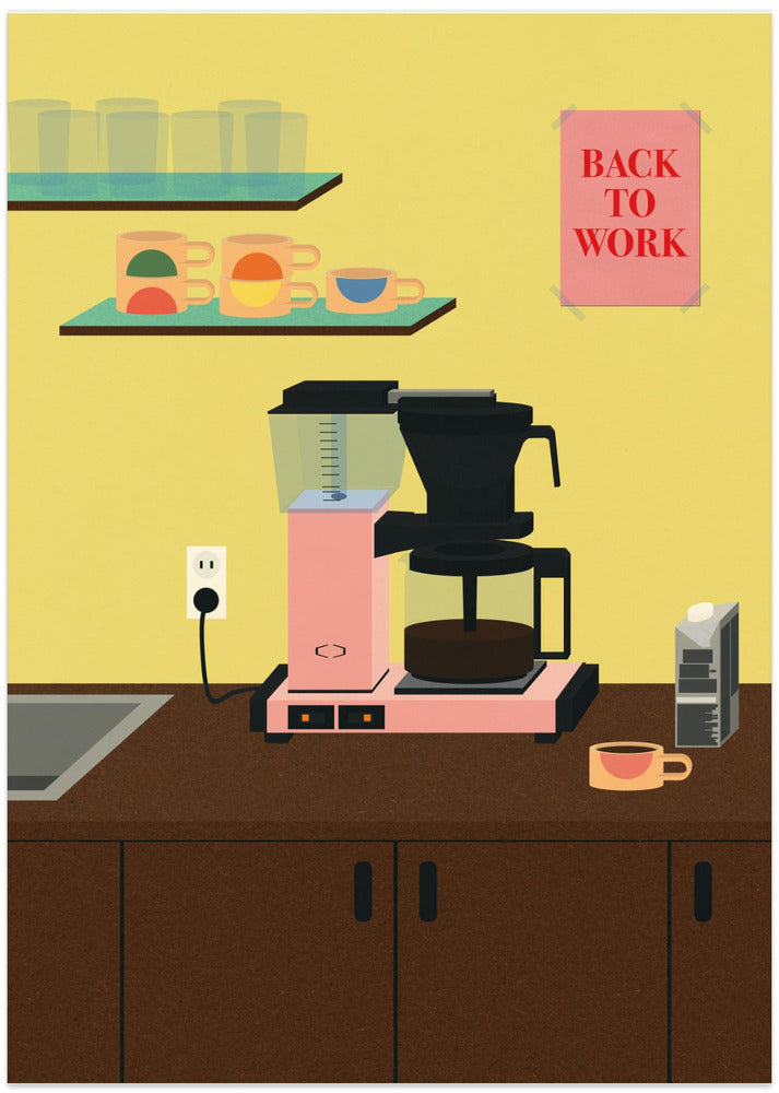 Back To Work - Art Print by Rosi Feist