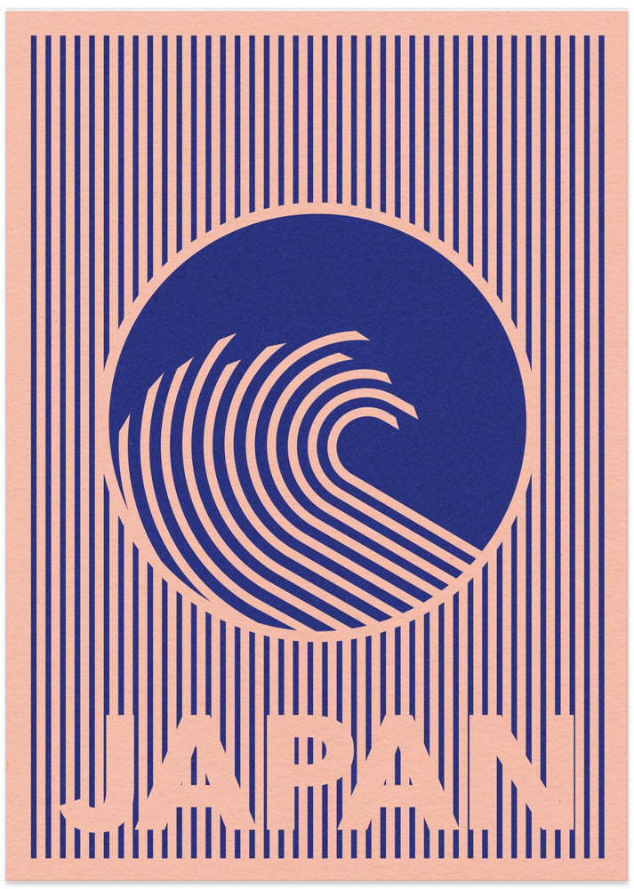 Great Wave of Japan - Art Print by Rosi Feist