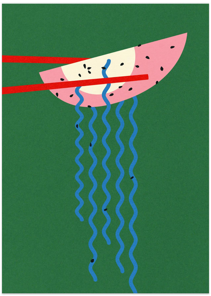 Hollywood Ramen - Art Print by Rosi Feist