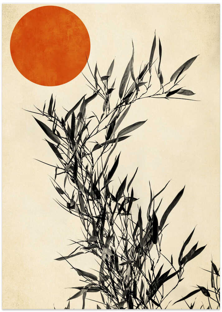 Japanese Birch - Art Print by Kubistika