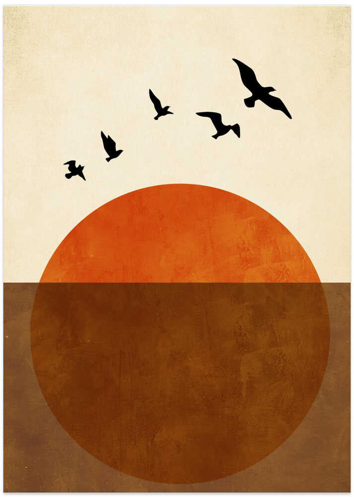 Up and Away - Art Print by Kubistika