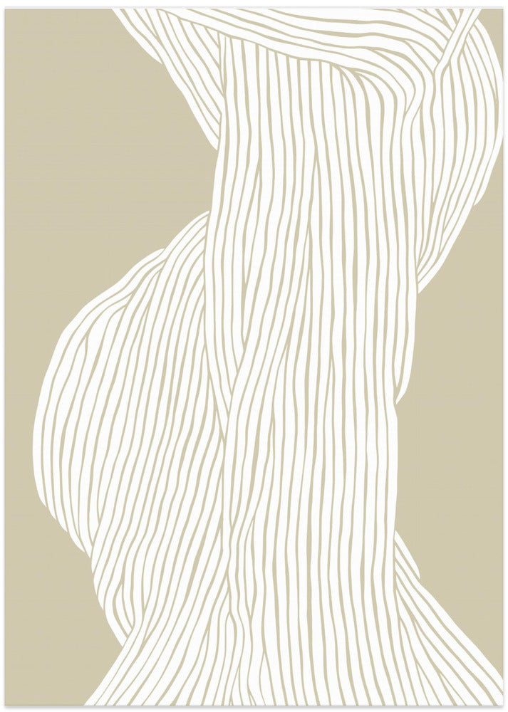 Flowing Lines Emerge - Art Print by Treechild