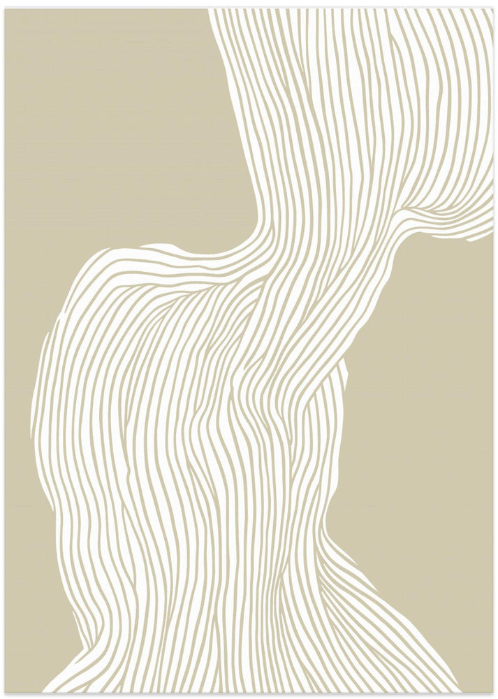 Flowing Linescape - Art Print by Treechild