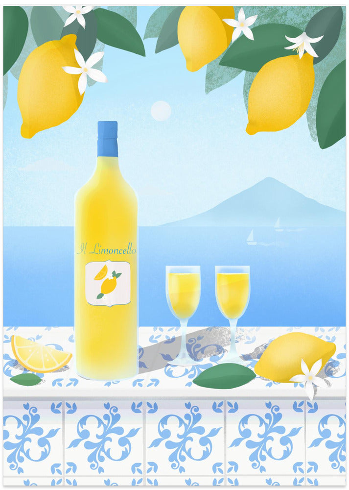 Limoncello - Art Print by Petra Lizde