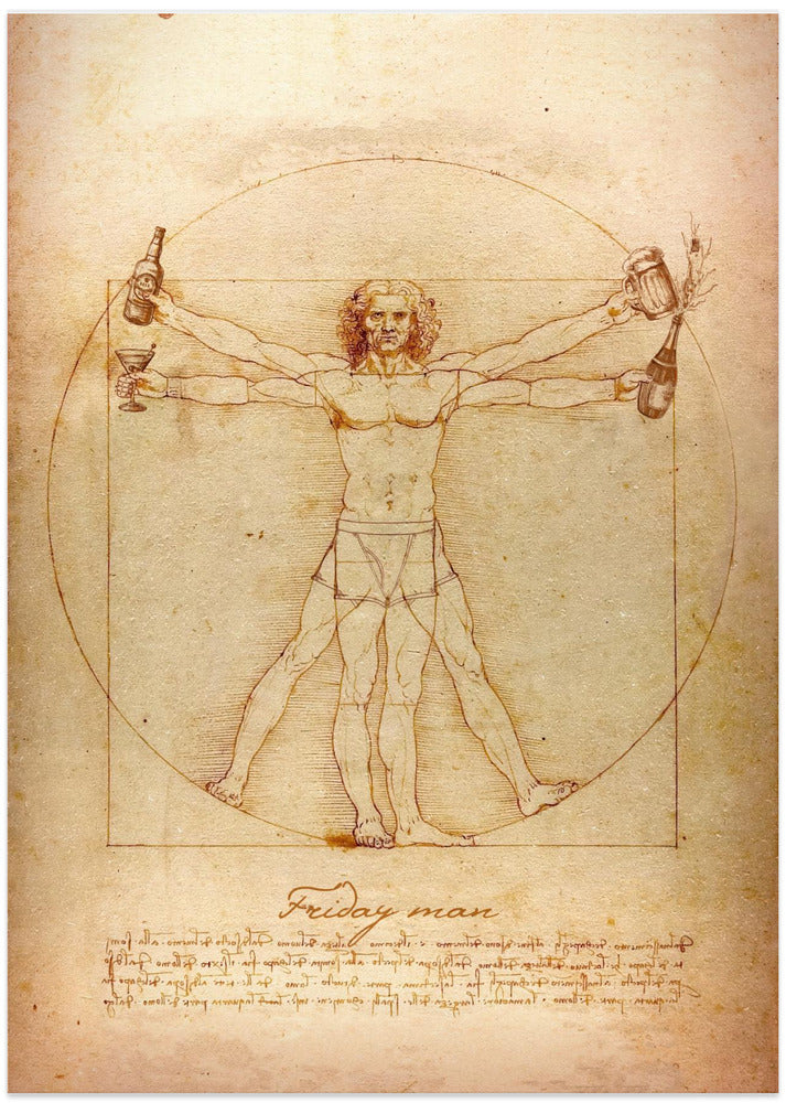Friday Man - Art Print by Artem Pozdniakov