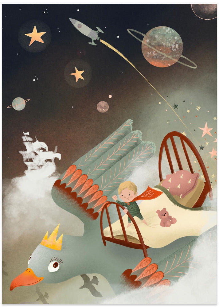 Dreamland - Art Print by Goed Blauw