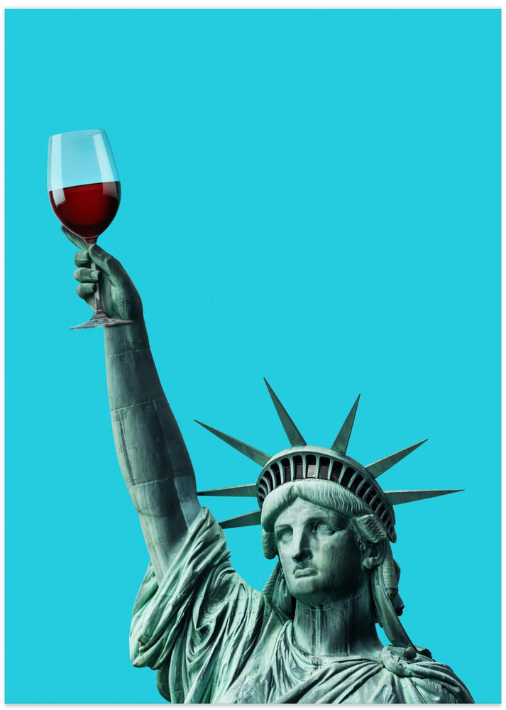 Liberty of Drinking - Art Print by Artem Pozdniakov