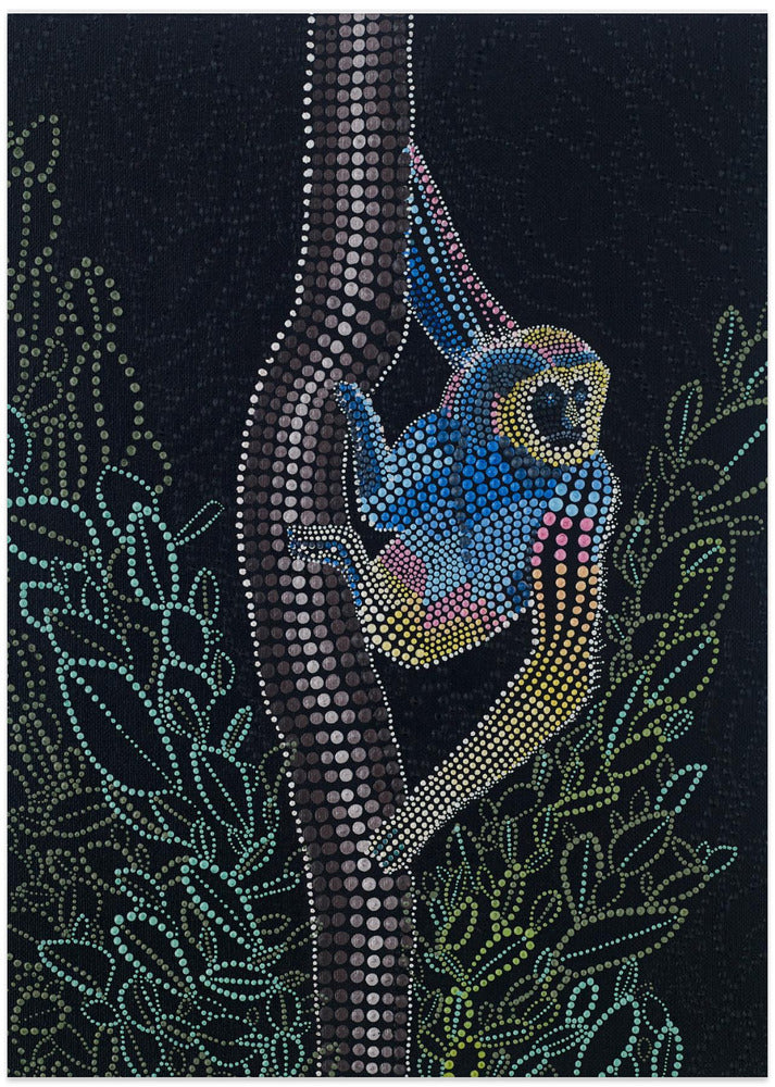 Thailand Gibbon - Art Print by Amy Diener