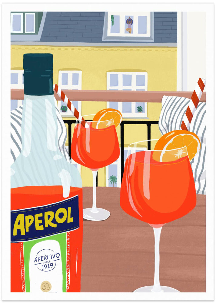 Balcony &quot;Hygge&quot; - Art Print by ByKammille