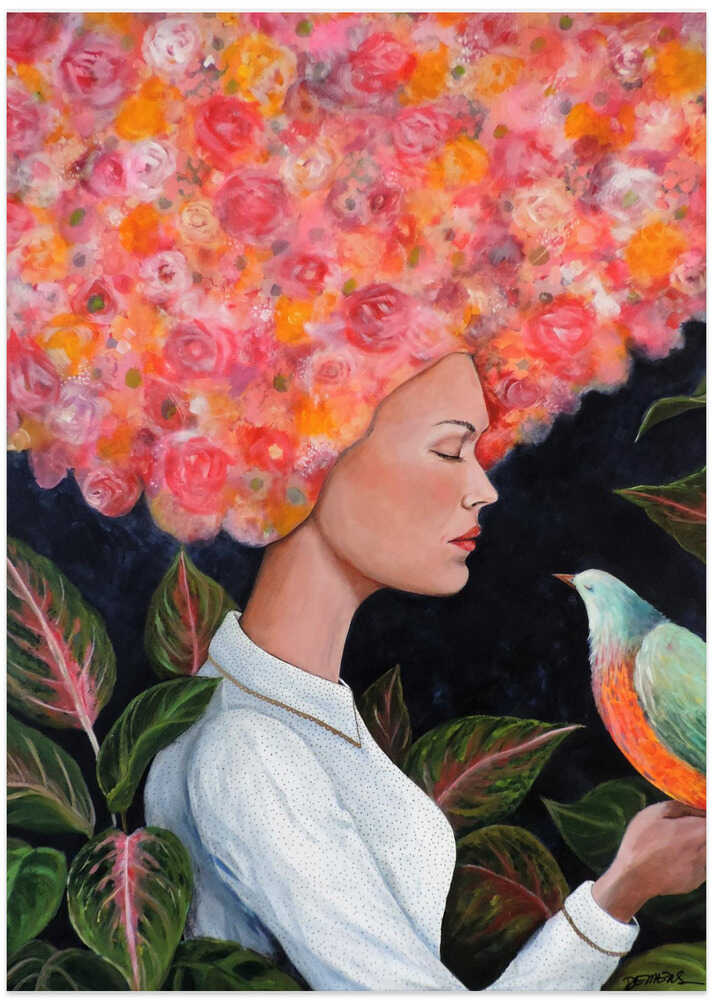 Quand L'eleve Est Pret, Le Maitre Apparait - Art Print by Sylvie Demers