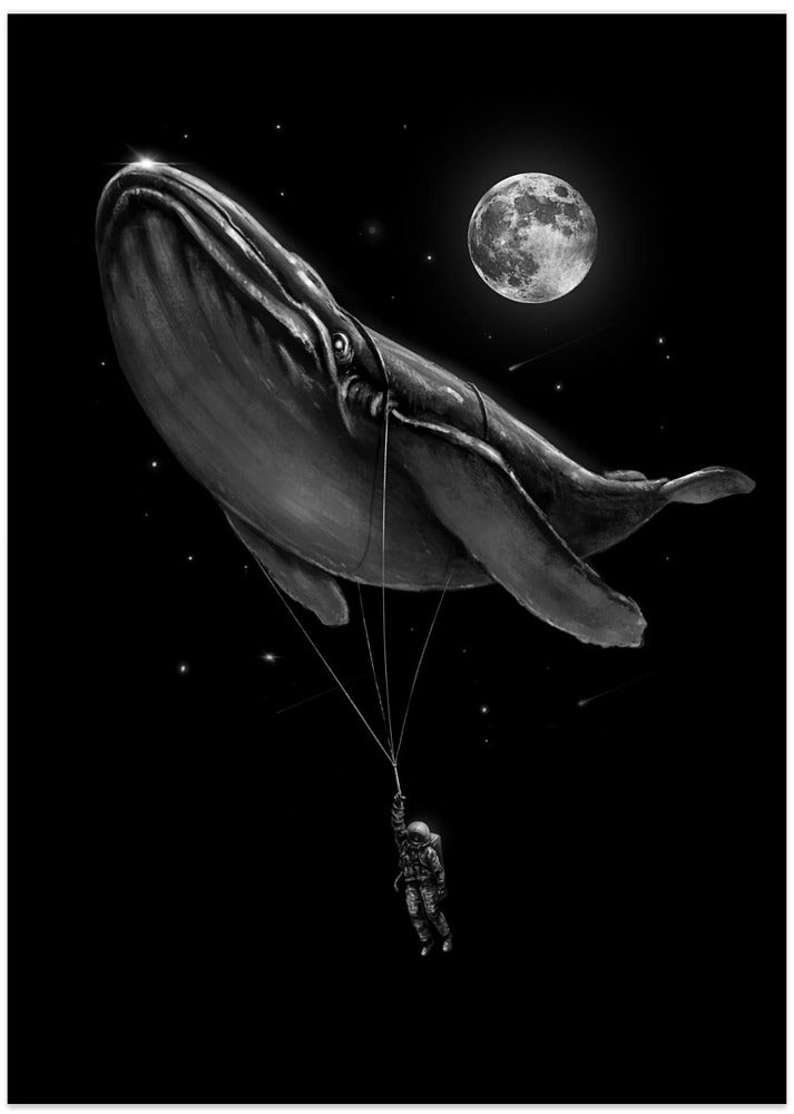 Hitching a Ride - Art Print by Nicebleed