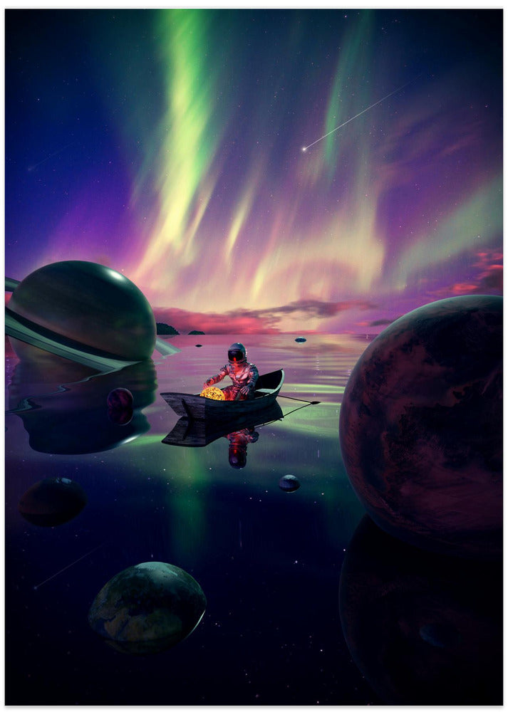 Star Collector - Art Print by Nicebleed