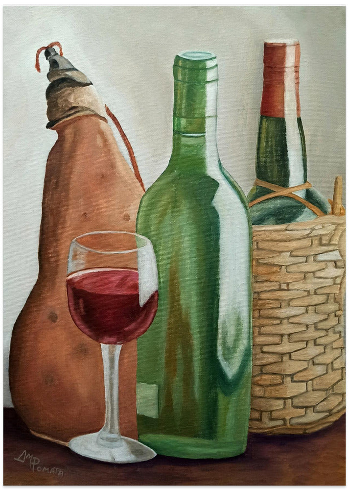 In the Winery - Art Print by Angeles M. Pomata