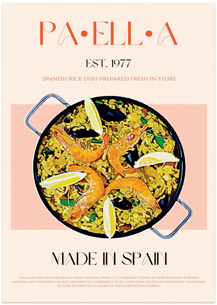 Paella Perfection - Art Print by Nazma Khokhar