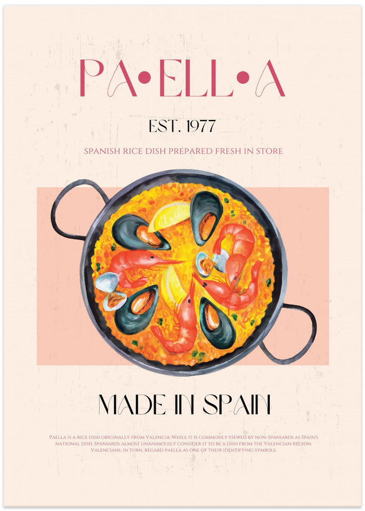 Paella Delight - Art Print by Nazma Khokhar