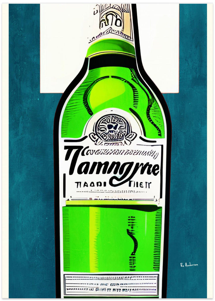 Vintage Gin & Some Tonic... - Art Print by Bo Anderson