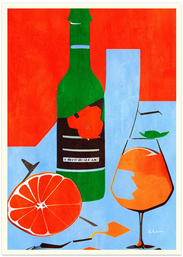 Sunny Picnic In the Park - Art Print by Bo Anderson