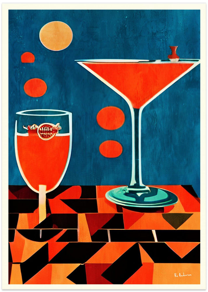 Midnight In Napoli - Art Print by Bo Anderson