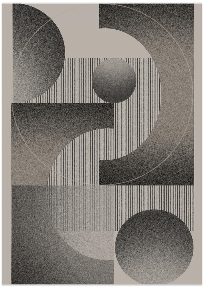 Geometric Elegance - Art Print by THE MIUUS STUDIO