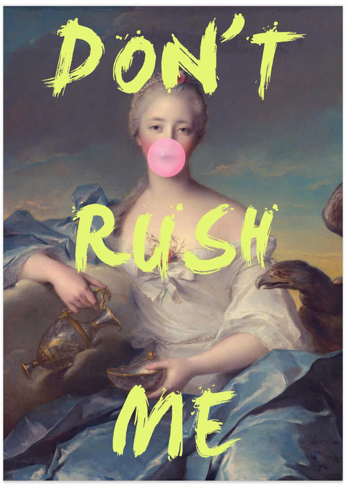 Dontrushme79 Ratioiso - Art Print by Talitha McQueen