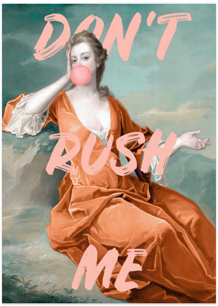 Dontrushmeorange Ratioiso - Art Print by Talitha McQueen