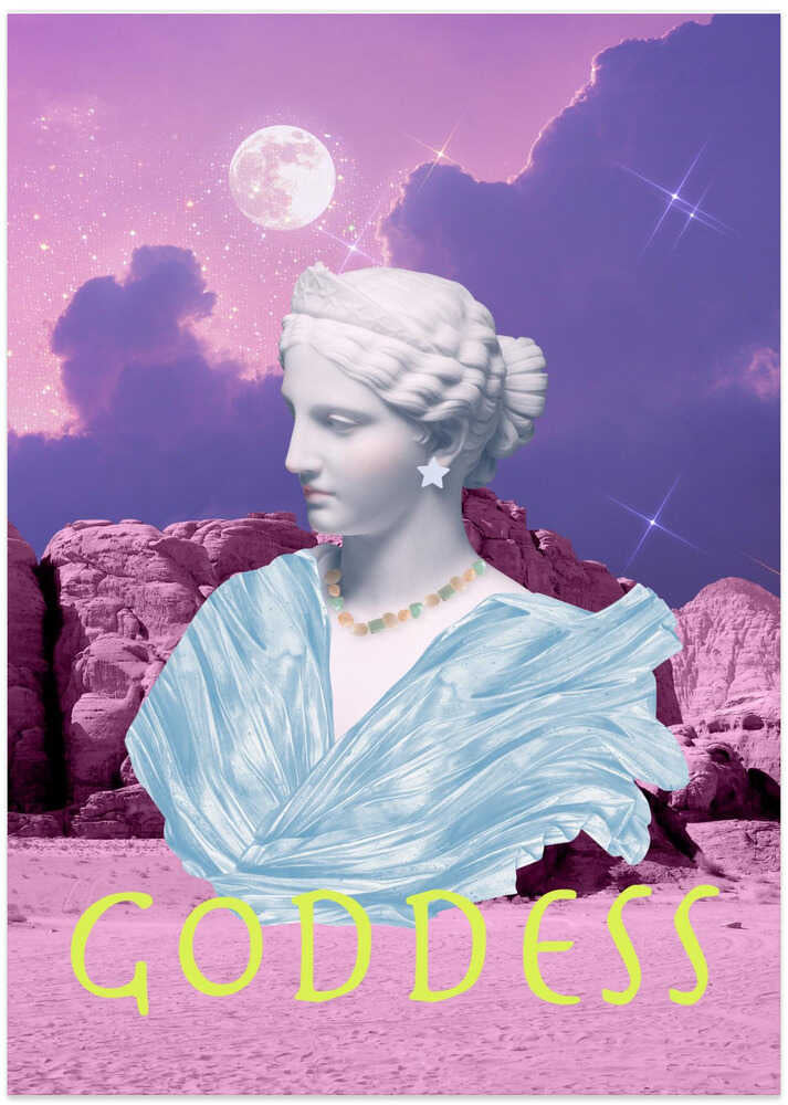 Goddess6 Ratioiso - Art Print by Talitha McQueen