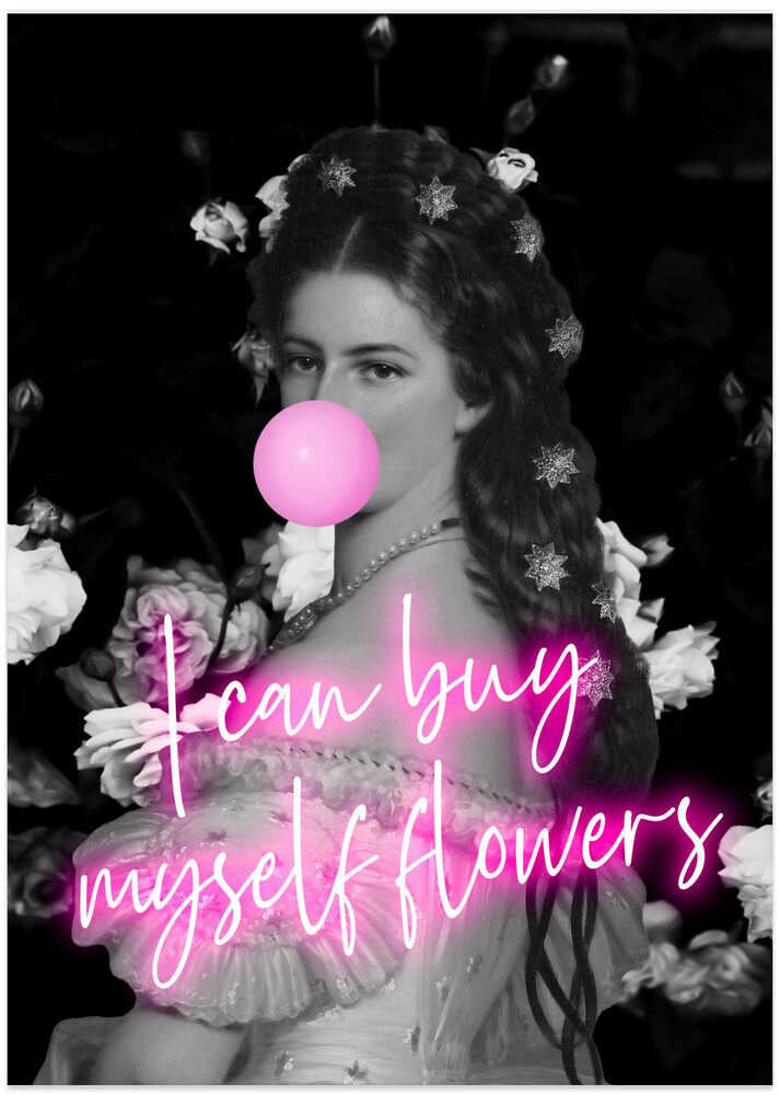 Sisiflowers2 Ratioiso - Art Print by Talitha McQueen