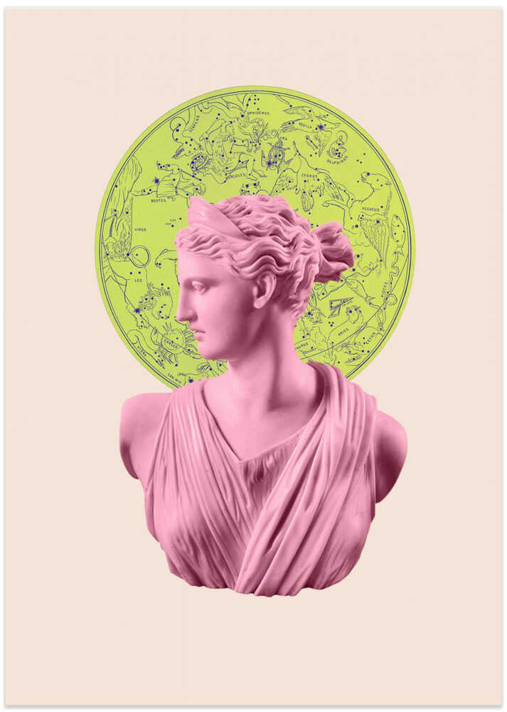 Artemisneonzodiac Size11x14 - Art Print by Talitha McQueen