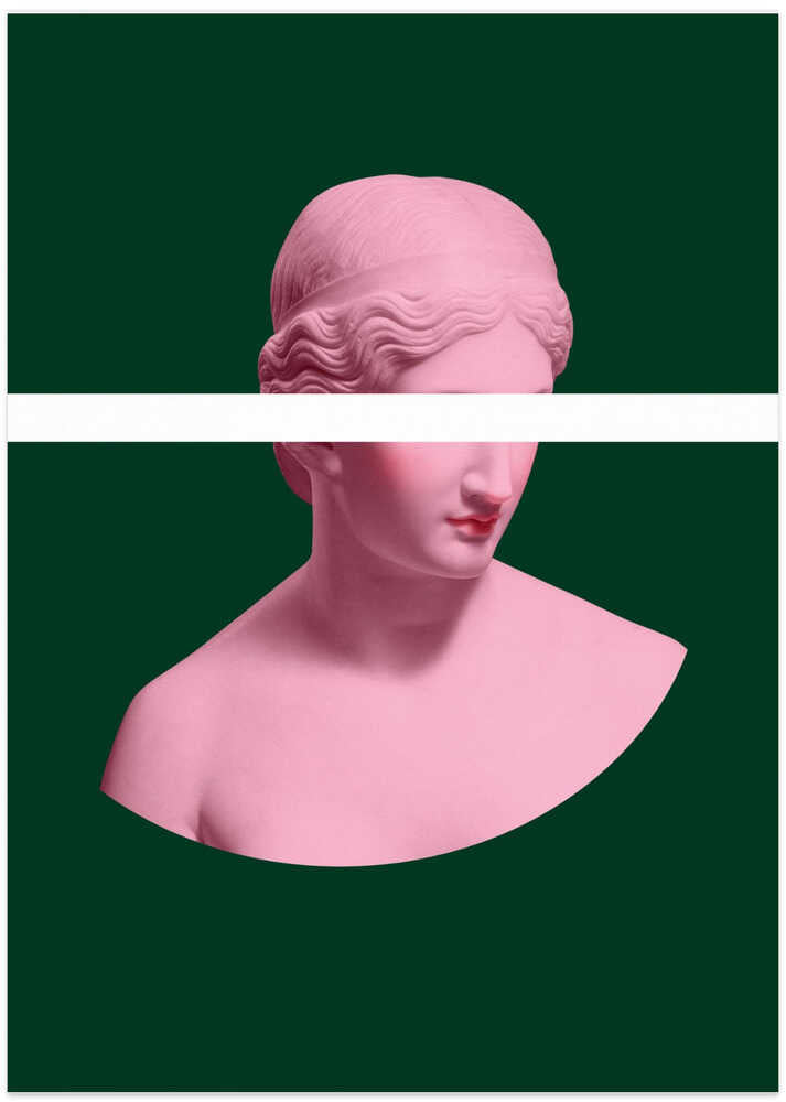 Pink and Green Artemis - Art Print by Talitha McQueen