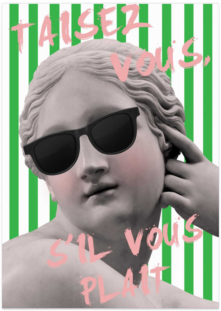 Striped Venus - Art Print by Talitha McQueen