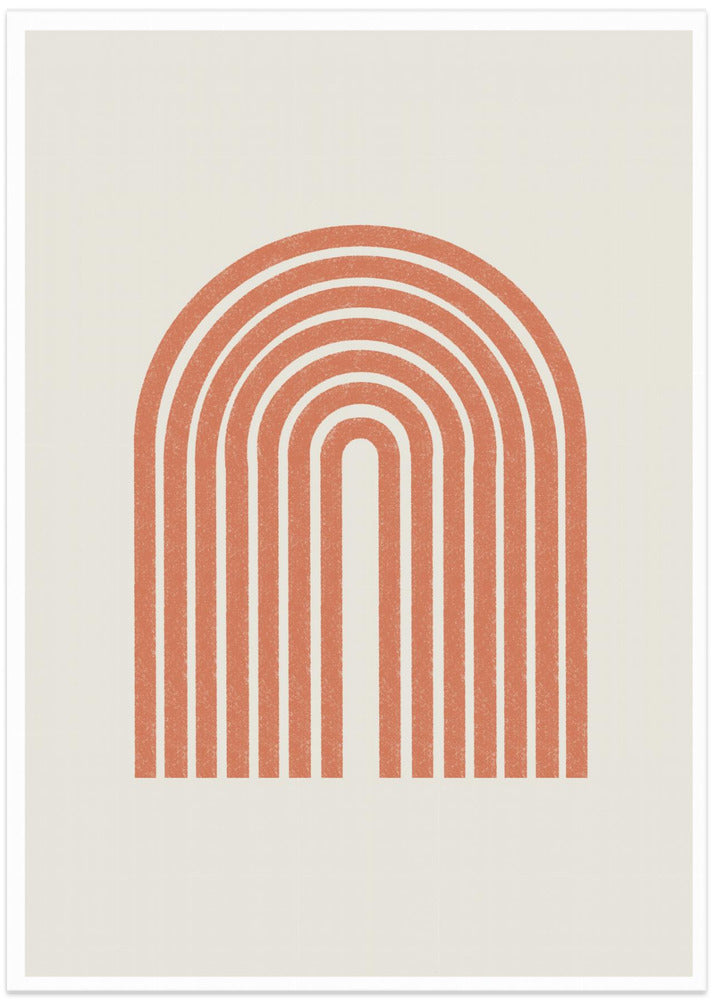 Retro Arch Lines - Art Print by THE MIUUS STUDIO