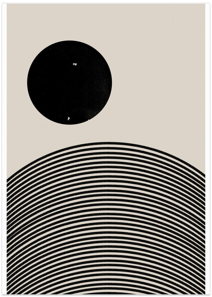 Orbiting Silhouette - Art Print by THE MIUUS STUDIO