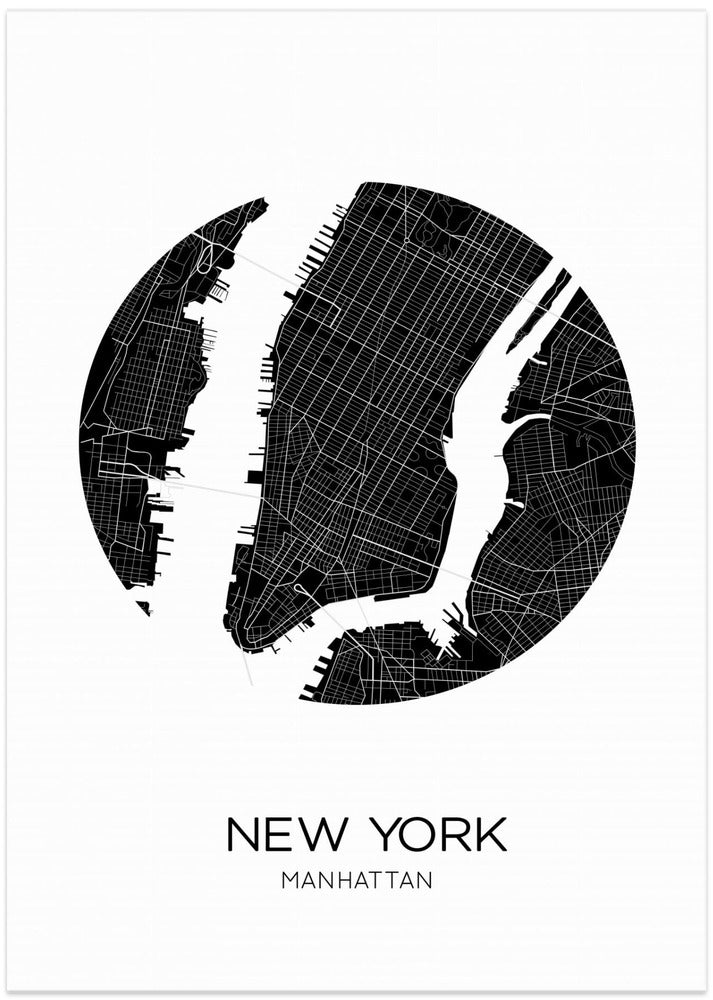 Circular Cityscape - Art Print by THE MIUUS STUDIO