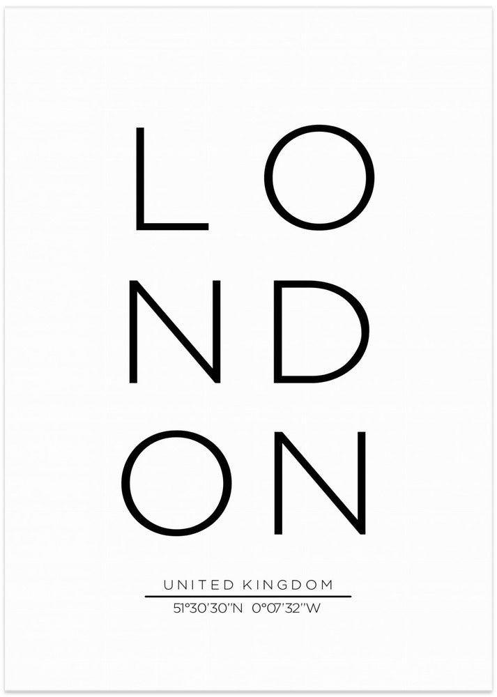 Vertical London Echo - Art Print by THE MIUUS STUDIO