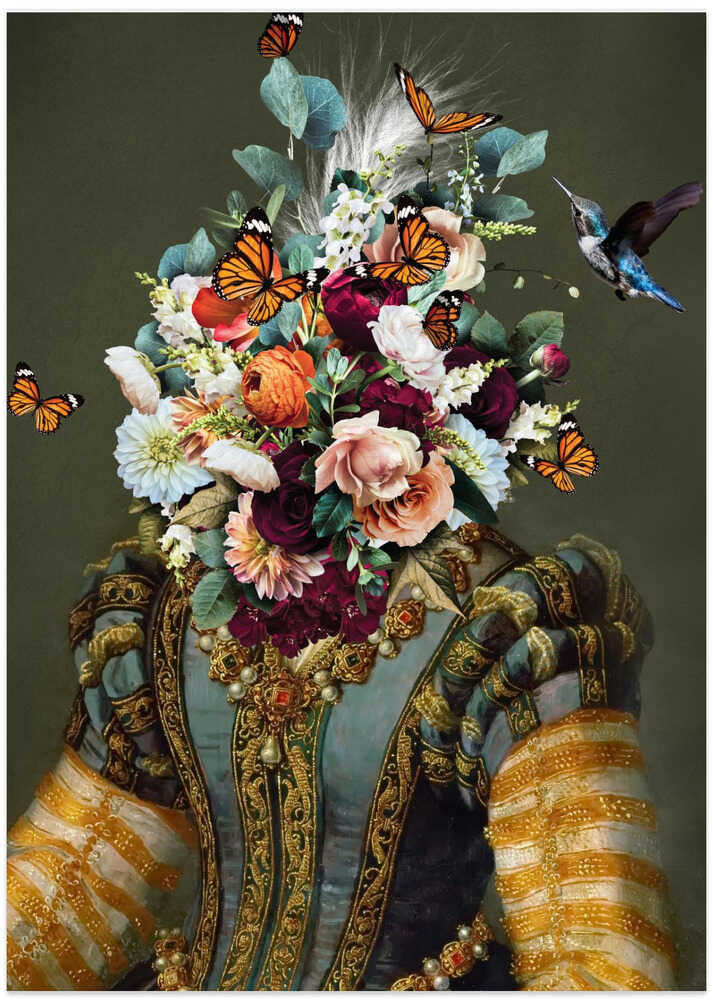 Dame Goldie - Art Print by Sue Skellern