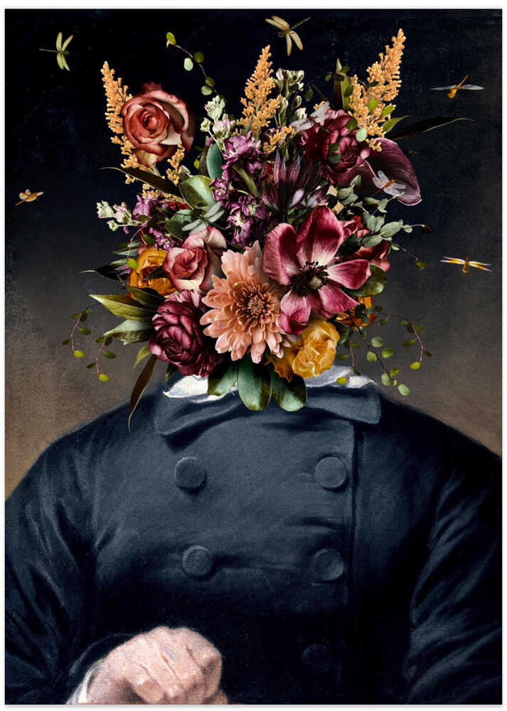 Sir Blackshirt - Art Print by Sue Skellern