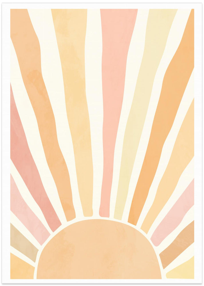 Boho sunrise - Art Print by Sarah Manovski