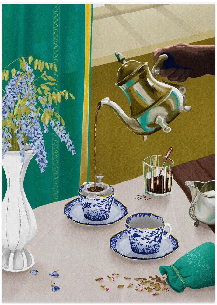 I Despise English Tea - Art Print by Goed Blauw