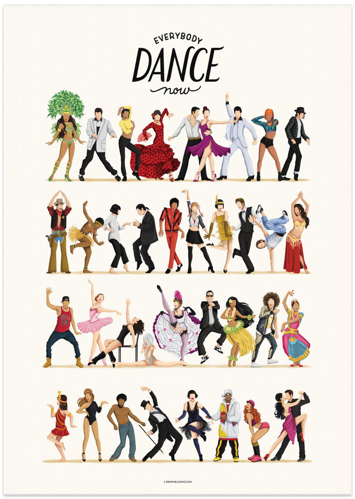 Everybody Dance Now - Art Print by Nour Tohme