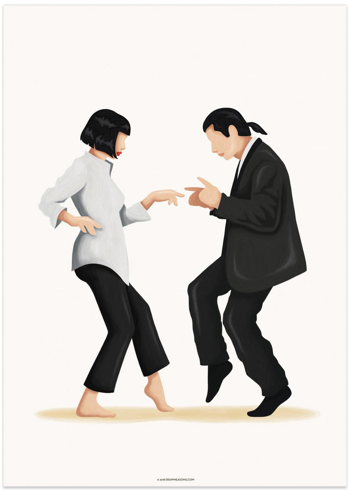 Pulp Fiction - Art Print by Nour Tohme