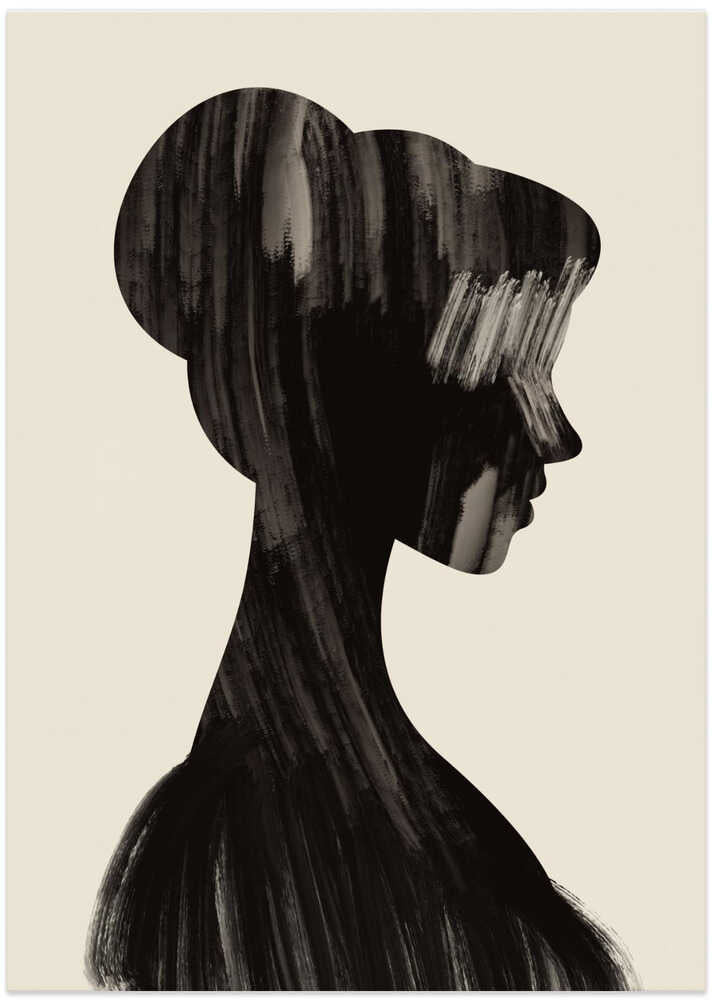 Monochrome Silhouette - Art Print by Little Dean