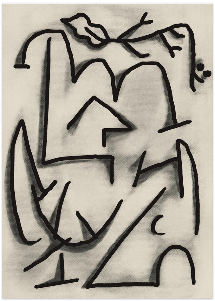 Abstract Linescape - Art Print by Little Dean