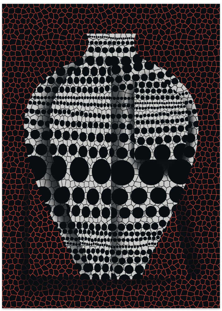 Illusionary Vase - Art Print by Little Dean