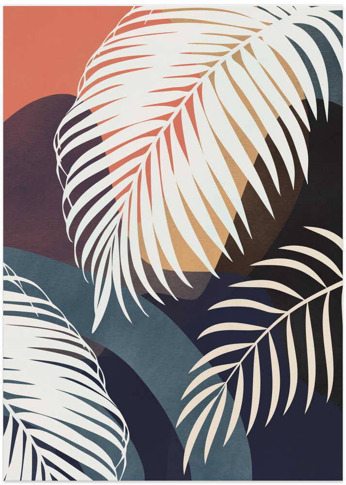 Tropical Silhouette - Art Print by Little Dean