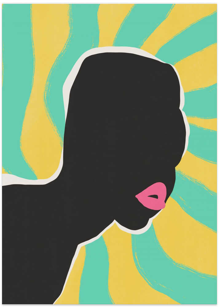 Anonymous Portrait In Summer - Art Print by Little Dean